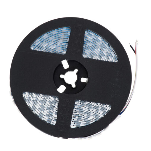 GloboStar® 70264 Ταινία LED SMD 5050 RGBW + WW 5in1 5m 36W/m 72LED/m 120° DC 24V IP20 3600lm/m Πολύχρωμη RGB – Ψυχρό Λευκό 6000K – Φυσικό Λευκό 4500K – Θερμό Λευκό 2700K – 5 Χρόνια Εγγύηση