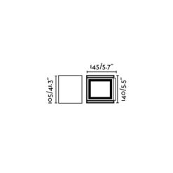 Faro Barcelona OLAN Επιτοίχιο Φωτιστικό LED 6W 3000K IP65 Χρώματος Σκουριάς – 70270
