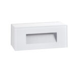 Faro Barcelona Επιτοίχιο Φωτιστικό Εξωτερικού Χώρου DART-2  LED 5W 2700K IP65 Λευκού Χρώματος  – 70277