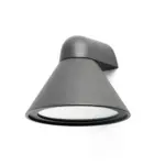 Faro Barcelona Φωτιστικό Τοίχου Pals Σκούρο Γκρι 1XE27 – 70291