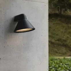 Faro Barcelona Φωτιστικό Τοίχου Pals Σκούρο Γκρι 1XE27 – 70291