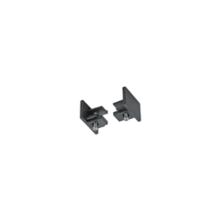 Τερματική Τάπαs Trio Lighting DUOLINE   Μαύρο Ματ Πλαστικό   – 703032