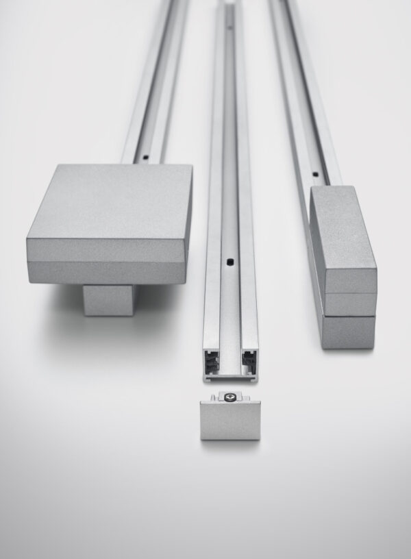 Τερματική Τάπαs Trio Lighting DUOLINE   Τιτάνιο Πλαστικό   – 703087