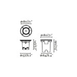 Faro Barcelona GEISER 180 WALL WASHER Χωνευτό Φωτιστικό Δαπέδου INOX LED 6,5W 3000K IP67 – 70312FR
