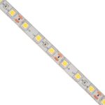 GloboStar® 70412 Σετ Ταινία LED 5m 72W/5m 12V 60LED/m 5050 SMD 1497lm/m 120° Αδιάβροχη IP65 με Ασύρματο Χειριστήριο RF 2.4Ghz και Τροφοδοτικό Θερμό Λευκό 3000K Dimmable