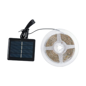 GloboStar® SOLAR LEDSTRIP 70421 Αυτόνομο Ηλιακό Σετ Ταινία LED 3m 3W/3m 90LED 2835 SMD 30lm/m 120° με Ενσωματωμένα Προγράμματα Λειτουργίας – Αδιάβροχο IP65 – RGB – Μ300 x Π0.8 x Υ0.3cm – 2 Χρόνια Εγγύηση