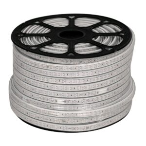 GloboStar® 70515 Wide Ταινία Διπλής Σειράς Epistar LED SMD 2835 1m 24W/m 180LED/m 3144lm/m 120° DC 230V Αδιάβροχη IP68 Πράσινο Dimmable