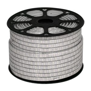 GloboStar® 70517 Wide Ταινία Διπλής Σειράς Epistar LED SMD 5050 1m 24W/m 120LED/m 3144lm/m 120° DC 230V Αδιάβροχη IP68 RGB Dimmable