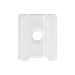 GloboStar® 70528 Πλαστική PVC Βάση Στήριξης για Όλες τις Μονόχρωμες EPISTAR Slim Ταινίες LED Μονής Σειράς DC 230V IP68 – Μ1.5 x Π1.3 x Υ1.1cm