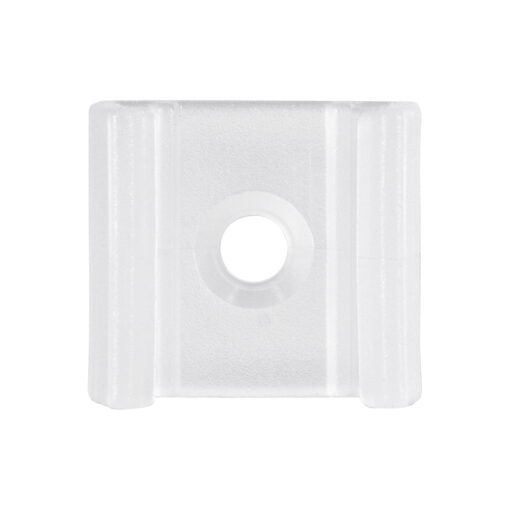 GloboStar® 70529 Πλαστική PVC Βάση Στήριξης για Όλες τις Πολύχρωμες RGB EPISTAR Slim Ταινίες LED Μονής Σειράς DC 230V IP68 – Μ1.5 x Π1.6 x Υ1.1cm