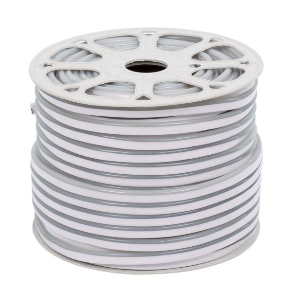 GloboStar® 70568 OVALE 120° Degree Neon Flex Epistar LED SMD 5050 1m 18W/m 60LED/m 1818lm/m 120° DC 24V Αδιάβροχη IP68 RGB Dimmable