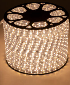 GloboStar® 70601 Φωτοσωλήνας LED DIODE 1m 3.9W/m 36LED/m 176lm/m 360° DC 230V Αδιάβροχος IP68 Φυσικό Λευκό 4500K Dimmable