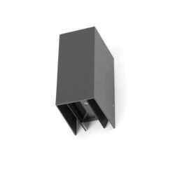 Faro Barcelona BLIND Επιτοίχιο Φωτιστικό Εξωτερικού Χώρου ,IP65, Σκούρου Γκρι Χρώματος, LED 3000K- 70634