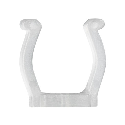 GloboStar® 70643 Πλαστική PVC Βάση Στήριξης για Όλες τις Πολύχρωμες RGB TUBE Neonflex 360° DC 24V & DC 230V IP68 – Μ2.5 x Π1.1 x Υ2.5cm