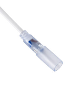 GloboStar® 70653 Καλώδιο Τροφοδοσίας Ατερμάτιστο για Μονόχρωμο Φωτοσωλήνα LED 360° Degree DC 230V 2 Pin Αδιάβροχο IP68