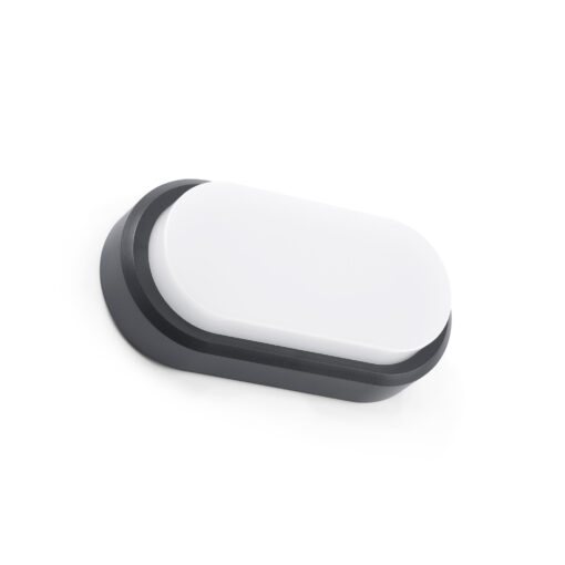 Faro Barcelona FRED 200 Επιτοίχιο Φωτιστικό Εξωτερικού Χώρου, IP65, Σκούρου Γκρι Χρώματος LED 3000K IP65 – 70663