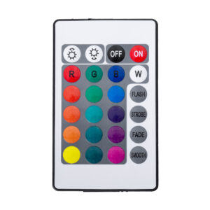 GloboStar® 70667 Controller Αδιάβροχος IP44 AC/DC 230V με Ασύρματο Χειριστήριο RF για έως 100 μέτρα Πολύχρωμου RGB Φωτοσωλήνα LED Μ9 x Π7 x Υ3cm – 2 Χρόνια Εγγύηση