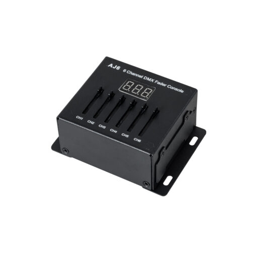 GloboStar® 70675 AJ6 SKYDANCE DMX 6 Channel Fader Console – Κονσόλα Φωτισμού 6 Καναλιών DMX DC 5-12V ή 3 x AAA Μπαταρίες – IP20 Μ10 x Π7 x Υ4cm – 5 Years Warranty