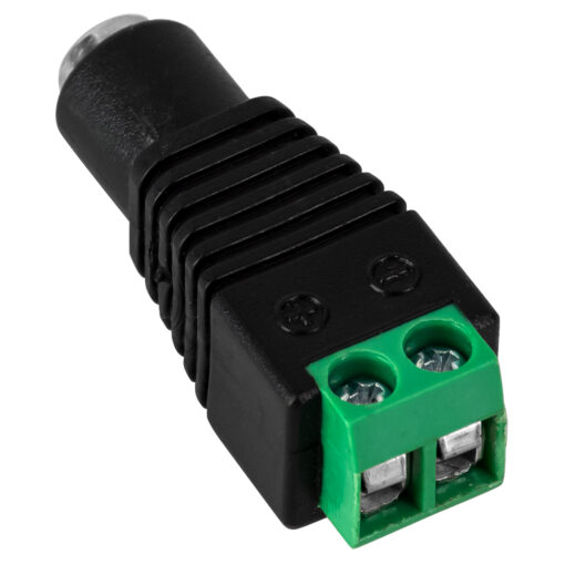 GloboStar® 70703 Βύσμα Τροφοδοσίας DC Θηλυκό – Female Jack Connector σε Κλέμα 5.5 x 2.1mm