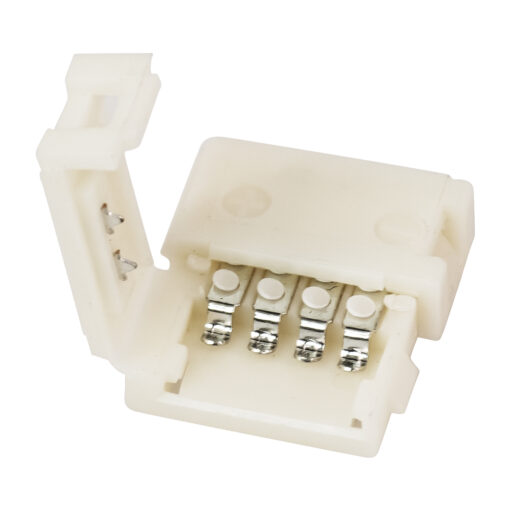 GloboStar® 70712 Ταχυσύνδεσμος 2 Ταινιών LED RGB – I Connector για Όλες τις LED Ταινίες DC-12-24V 10mm RGB