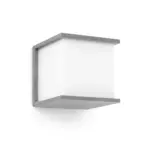 Faro Barcelona Φωτιστικό Τοίχου Kubick Σκούρο Γκρι 1 X E27- 70715