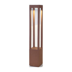 Faro Barcelona Φωτιστικό Κολωνάκι Κήπου AGRA LED 9W 3000K IP55 Χρώματος Σκουριάς – 70754