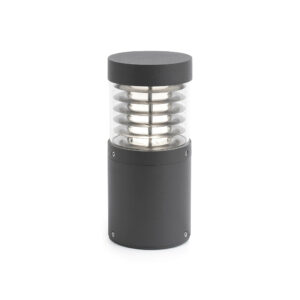 Faro Barcelona Φωτιστικό Κολωνάκι Κήπου GIZA  LED 12W 3000K IP54 Σκούρου Γκρι Χρώματος – 70767