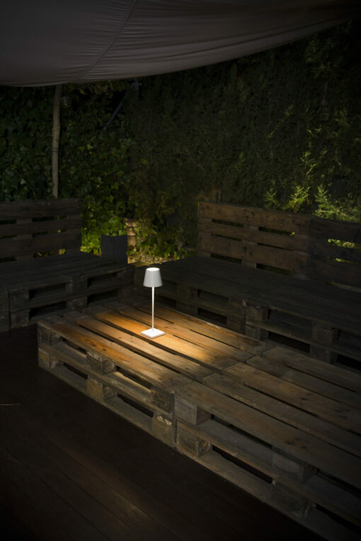 Φορητό Επαναφορτιζόμενο Πορτατιφ TOC Λευκό LED 2W 3000K Dimmable IP54 FARO – 70775