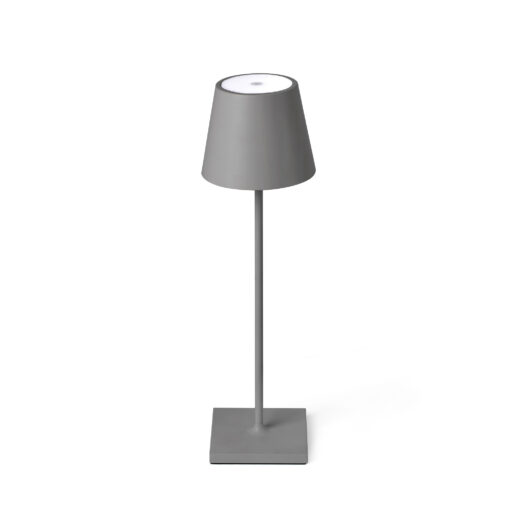 Faro Barcelona TOC 380 Φορητό, Επιτραπέζιο Φωτιστικό, Αφής, Step Dimmable, Επαναφορτιζόμενο, Γκρι Χρώματος LED 3000K 2W IP54 – 70777
