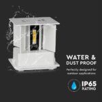 LED Φωτιστικό Τοίχου 5W V-TAC Λευκό Αδιάβροχο IP65 Φυσικό Λευκό 4000K – 217088