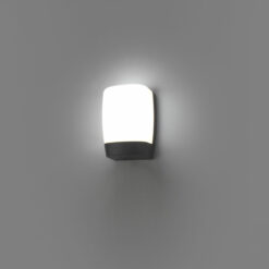 Φωτιστικό τοίχου Pol σκούρο γκρι LED 3000K 8W IP54 FARO – 70829