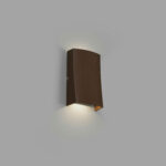 Φωτιστικό τοίχου NAIROBI καφέ IP54 6W LED 3000K FARO – 70832