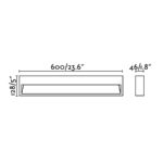Faro Barcelona GRADA-3 Επιτοίχιο Φωτιστικό,  LED 12W 3000K- 70910