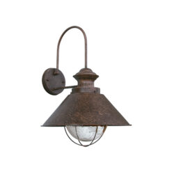 Faro Barcelona NAUTICA-P Επιτοίχιο Φωτιστικό Χρώματος Καφέ Σκουριάς 1XE27 12W- 71128
