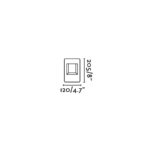 Faro Barcelona Φωτιστικό Κολωνάκι Κήπου NAYA LED 8W 3000K IP54 Σκούρου Γκρι Χρώματος – 71198