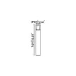 PLIM 1 DARK GREY BEACON 10W LED 3000K             FARO – 71299