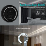 GloboStar® 71403 FUT087-B Mi-Light Ασύρματο Χειριστήριο Αφής RF 2.4Ghz για όλα τα Μονόχρωμα Mi-BOXER Controller DC 3V 2 x AAA – IP20 Μαύρο Φ8 x Υ1.8cm – 5 Years Warranty