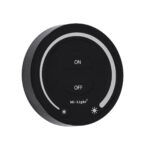 GloboStar® 71403 FUT087-B Mi-Light Ασύρματο Χειριστήριο Αφής RF 2.4Ghz για όλα τα Μονόχρωμα Mi-BOXER Controller DC 3V 2 x AAA – IP20 Μαύρο Φ8 x Υ1.8cm – 5 Years Warranty