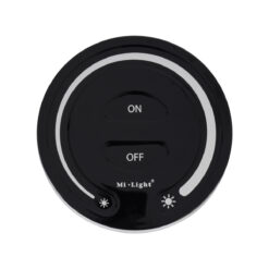 GloboStar® 71403 FUT087-B Mi-Light Ασύρματο Χειριστήριο Αφής RF 2.4Ghz για όλα τα Μονόχρωμα Mi-BOXER Controller DC 3V 2 x AAA – IP20 Μαύρο Φ8 x Υ1.8cm – 5 Years Warranty