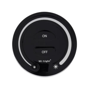 GloboStar® 71403 FUT087-B Mi-Light Ασύρματο Χειριστήριο Αφής RF 2.4Ghz για όλα τα Μονόχρωμα Mi-BOXER Controller DC 3V 2 x AAA – IP20 Μαύρο Φ8 x Υ1.8cm – 5 Years Warranty