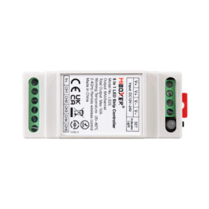 GloboStar® 71415 LS2S Mi-BOXER DC WiFi & RF 2.4Ghz Dimmer High Speed Controller 5 Καναλιών DC 12-24V 5 x 6A 144W – Max 10A 240W – IP20 RGBW+WW – Din Rail Ράγας – Μ9 x Π3.4 x Υ6cm – 5 Years Warranty