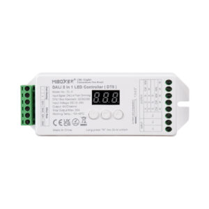 GloboStar® 71423 DL-X Mi-BOXER DC DALI & Push Dimming 5 in 1 High Speed Controller / Dimmer 5 Καναλιών DC 12-24V 5 x 6A 144W – Max 20A 480W – IP20 RGBW+WW Μ13 x Π5 x Υ2.5cm – 5 Years Warranty