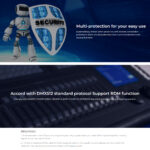 GloboStar® 71426 D5-CX Mi-BOXER DC DMX & RDM Dimmer High Speed Controller / Decoder 5 Καναλιών DC 12-24V 5 x 4A 96W – Max 20A 480W – IP20 Μ13 x Π5 x Υ2.5cm – 5 Years Warranty