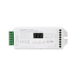 GloboStar® 71426 D5-CX Mi-BOXER DC DMX & RDM Dimmer High Speed Controller / Decoder 5 Καναλιών DC 12-24V 5 x 4A 96W – Max 20A 480W – IP20 Μ13 x Π5 x Υ2.5cm – 5 Years Warranty