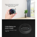 GloboStar® 71434 S2-B Mi-Light Ασύρματο Χειριστήριο Αφής RF 2.4Ghz για όλα τα RGBW+WW Mi-BOXER Controller DC 3V 2 x AAA – IP20 Μαύρο Φ7 x Υ2.5cm – 5 Years Warranty