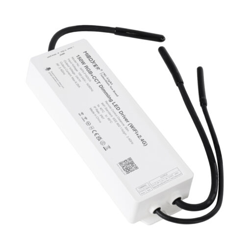 GloboStar® 71440 WP5-P150V24 Mi-BOXER DC Smart Wifi & RF 2.4Ghz & Push Dimming Power Supply Τροφοδοτικό SELV & Controller / Dimmer All in One 5 Καναλιών AC100-240V σε DC 24V 5 x 1.25A 30W – Max 6.25A 150W – Αδιάβροχο IP67 RGBW+WW Μ22.5 x Π7.3 x Υ3.5cm – 5