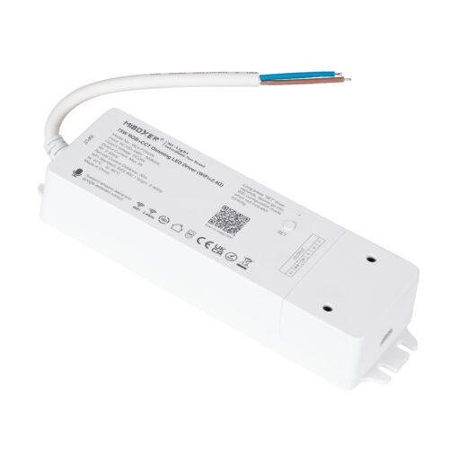 GloboStar® 71441 WL5-P75V24 Mi-BOXER DC Smart Wifi & RF 2.4Ghz Power Supply Τροφοδοτικό SELV & Controller / Dimmer All in One 5 Καναλιών AC100-240V σε DC 24V 5 x 0.6A 14.4W – Max 3A 75W – IP20 RGBW+WW Μ19 x Π5.5 x Υ3.2cm – 5 Years Warranty