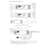 GloboStar® 71445 D5-P SKYDANCE DC DMX & RDM Dimmer High Speed Controller / Decoder 5 Καναλιών DC 12-48V 5 x 4A 192W – Max 20.5A 960W – IP20 Μ17.5 x Π4.5 x Υ3.5cm – 5 Years Warranty