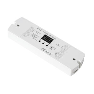 GloboStar® 71446 D1-L SKYDANCE DC DMX & RDM Dimmer High Speed Controller / Decoder 1 Καναλιού DC 12-24V 1 x 15.5A 360W – Max 15.5A 360W – IP20 Μ17 x Π5 x Υ2.5cm – 5 Years Warranty