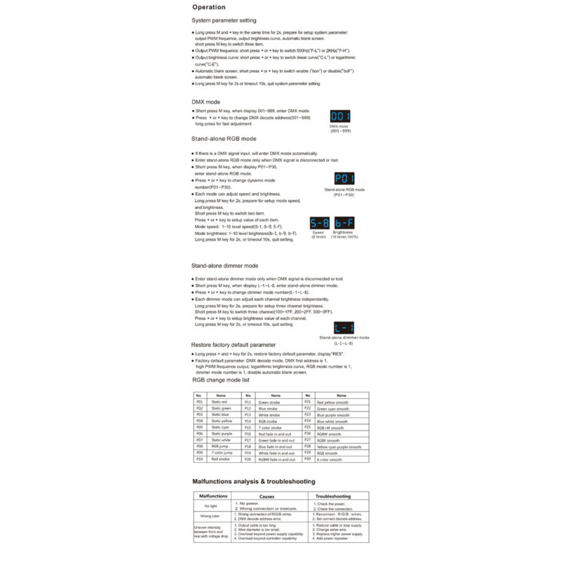 GloboStar® 71447 D3-L SKYDANCE DC DMX & RDM Dimmer High Speed Controller / Decoder 3 Καναλιών DC 12-24V 3 x 6A 144W – Max 18.5A 432W – IP20 Μ17 x Π5 x Υ2.5cm – 5 Years Warranty